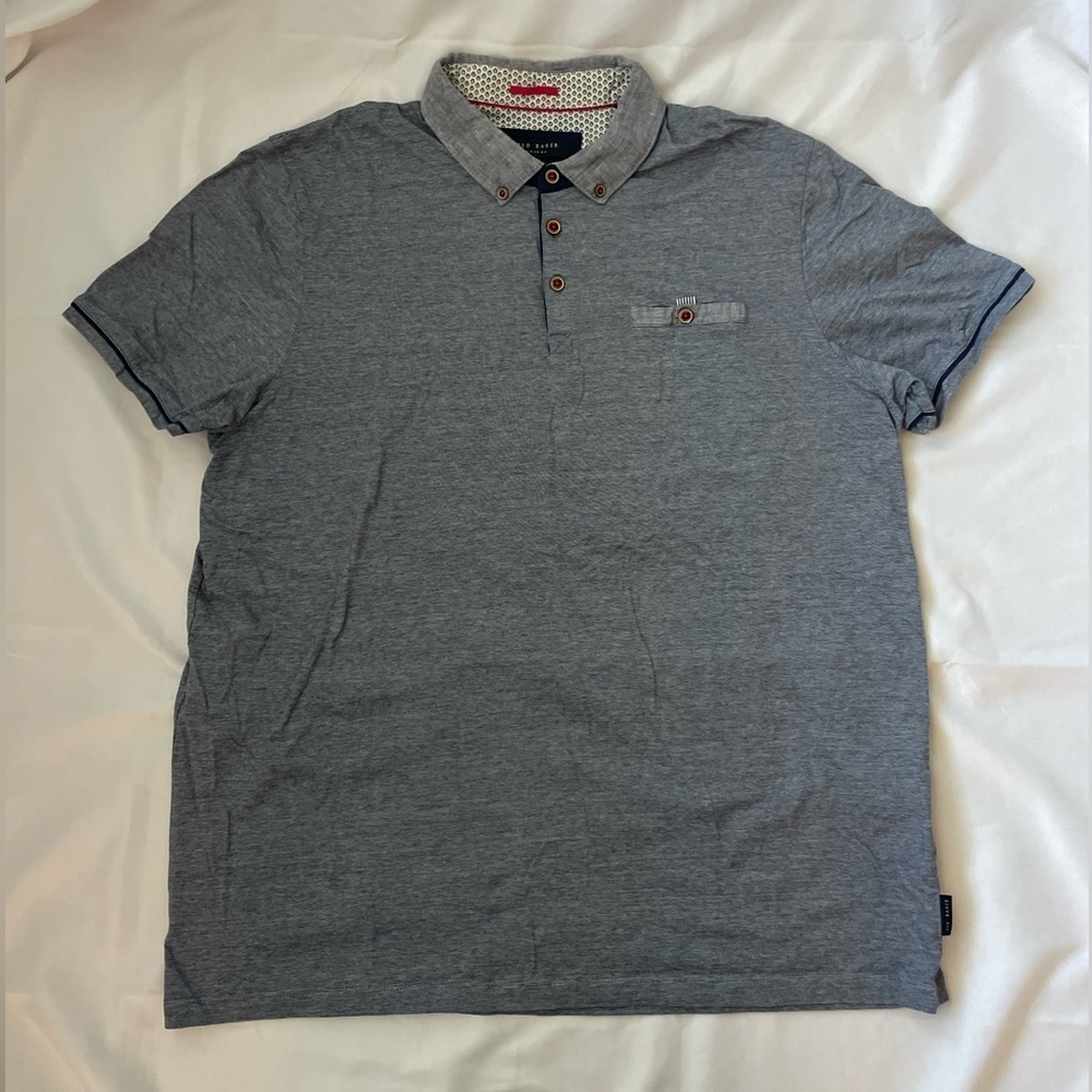 Ted Baker Men's Short Sleeve Cotton Polo Shirt